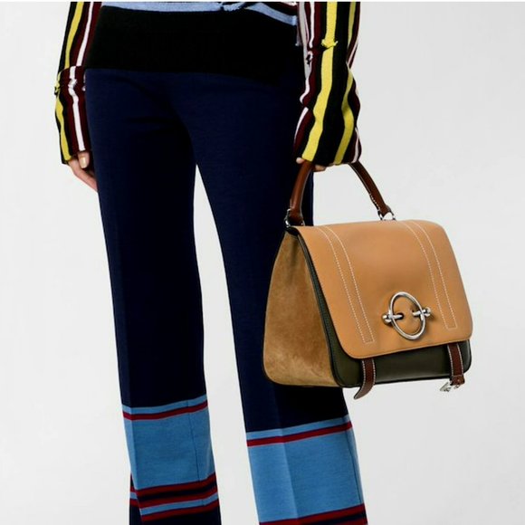 NWT JW ANDERSON Disc Leather Top Handle Satchel - Picture 15 of 16